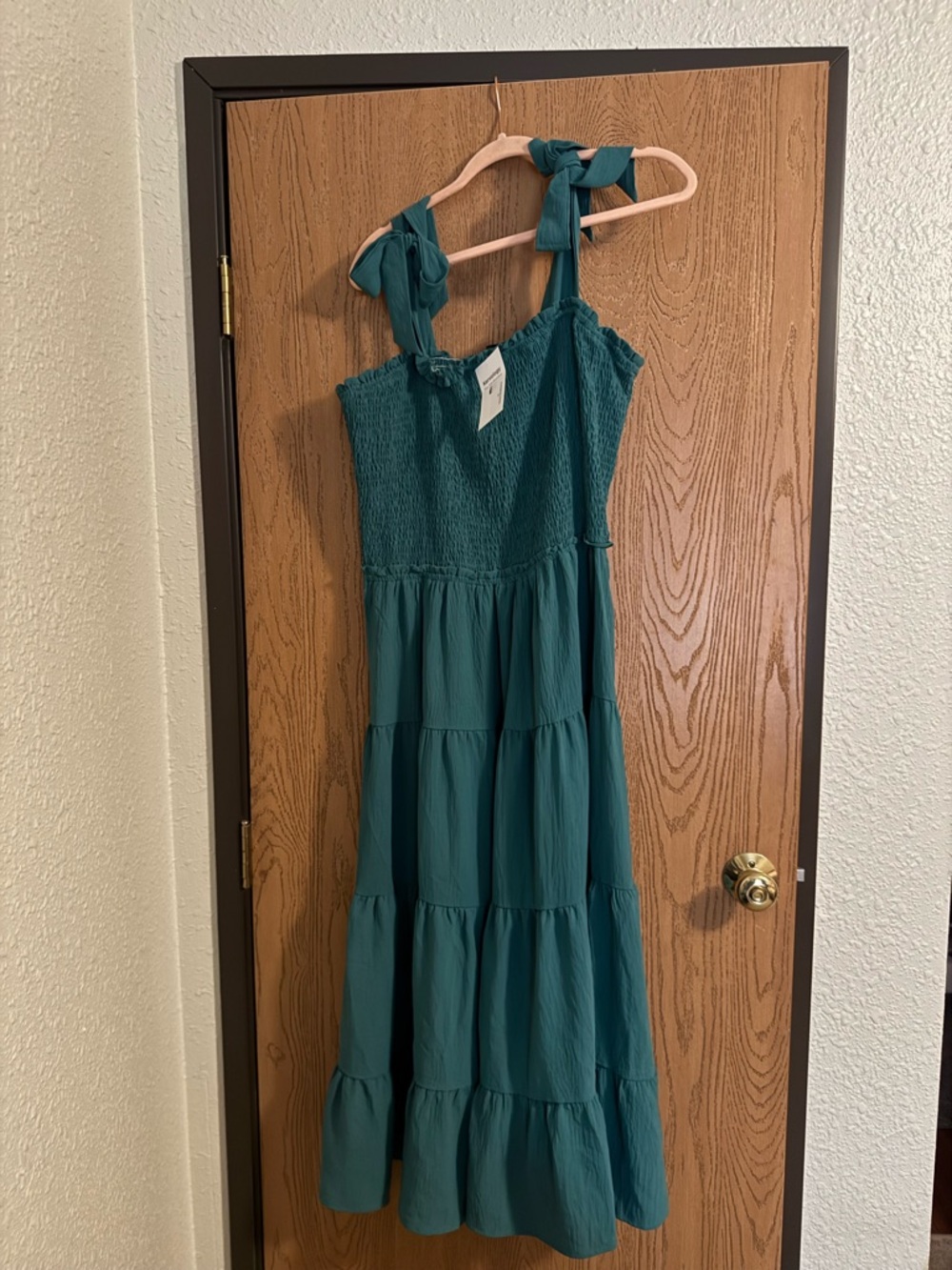 Kervology Maxi Dress with Tie Straps